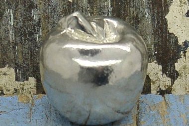 Apple Figurine – Art with a Tempting Twist. Hand Cast Pewter.