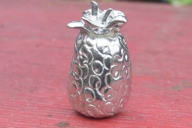 Swinger’s Pineapple Figurine – Handmade Art with a Sensual Twist. Hand Cast Pewter.