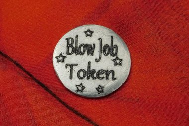Coupon Blow Job Token, Jeton Érotique BDSM, Accessoires BDSM, Jeton de Soumise, Fait à la Main en Etain, Les Etains de Jumilhac